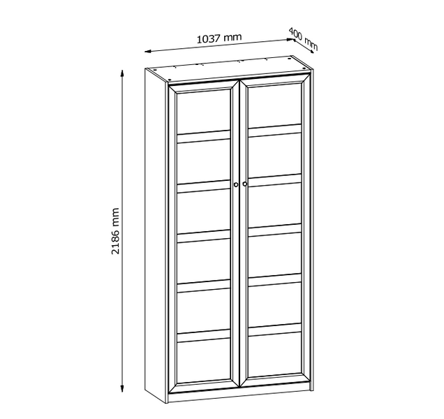 Rel PT90 - Półkotapczan 90 cm Biały Platynowy Mat