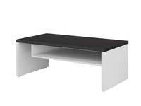 Cross - Stolik Kawowy Biały Czarny Mat