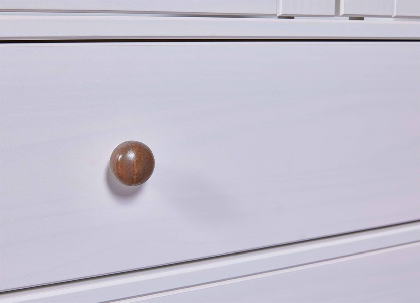 Witryna Westerland drewniana biała