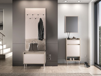 Szafka Na Buty 1D z Siedziskiem VOCO 06 Cashmere Dąb Cremona Terracotta