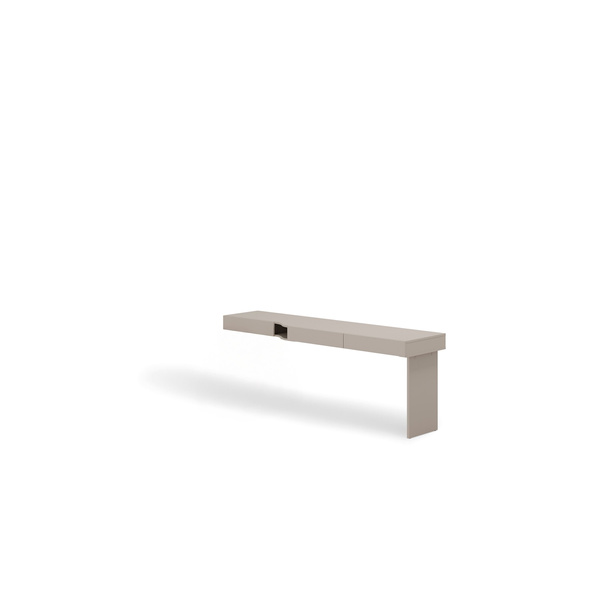 WOOW WO-11P - Biurko Prawe 3 Szuflady Szampański/Clay Grey