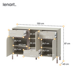 HARMONY HR-06 - Komoda 3D3S Kaszmir/Truflowy