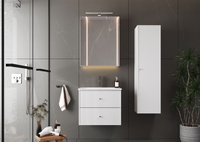 MARCO-03 - Słupek Wysoki 1-drzwiowy Biały Mat