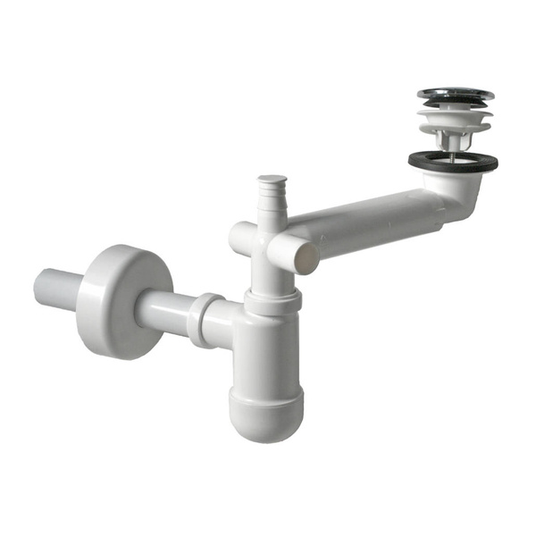 Oristo Syfon 5 cm click clack biały mat