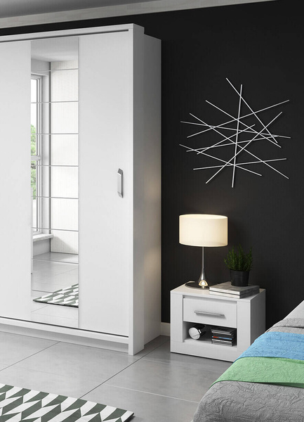 IDEA ID-07 - Stolik Nocny Biały