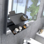 Oristo przegroda 12 cm grafit mat