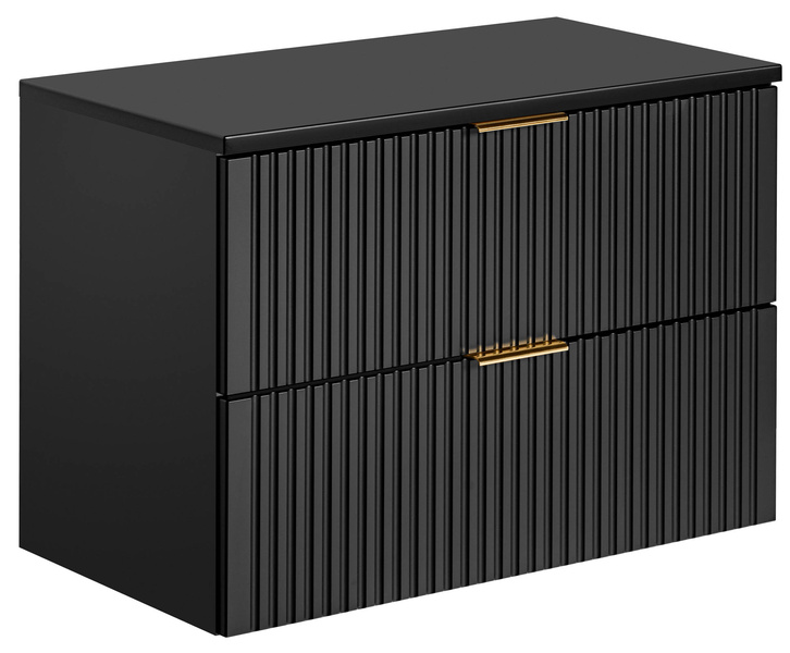 Szafka pod Umywalkę 80 cm 2S ADEL BLACK