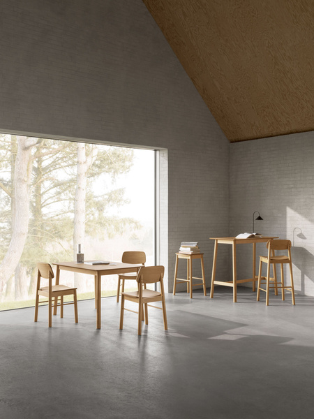 Actona Stół Jadalniany Barlow Dąb Naturalny Kauczuk