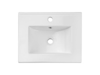 DANCE WHITE 50 - Umywalka meblowa 50 cm ceramiczna