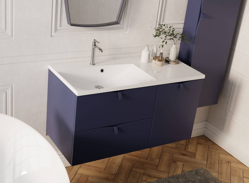 Oristo Szafka pod Umywalkę SIENA 60 cm Niebieski mat