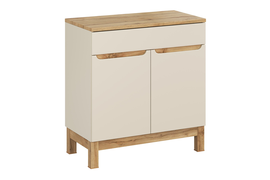 Zestaw Szafka Pod Umywalkę z Blatem 80 cm Bali Cashmere