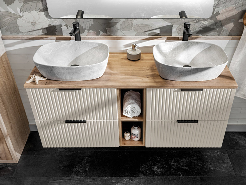 ADEL CASHMERE 82-60-2S Szafka pod umywalkę 60 cm 2 szuflady
