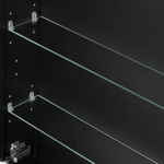 Astor Szafka z Lustrem 60 cm Amy Czarny Mat