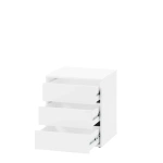 MAXI MX-07 - Kontenerek 3 Szuflady Biały