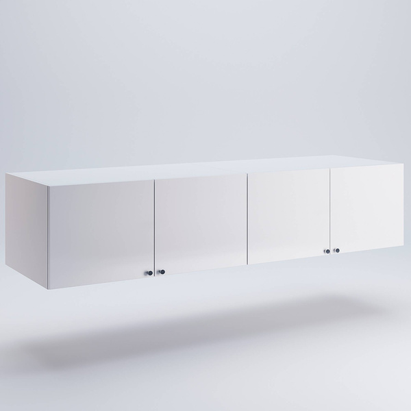 Family FM-04-WB - Szafka Wisząca Nadstawka 4-drzwiowa Biały Mat Biały Połysk