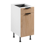 Szafka Kuchenna Dolna 1S1D Sorento D40S1 P/L Biały Mat Puccini