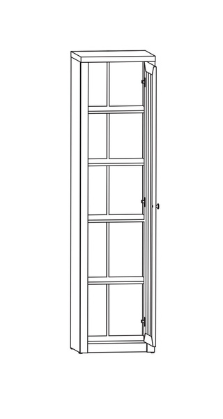 Prowansja Andersen S1D - Szafa 1-drzwiowa Sosna Andersen