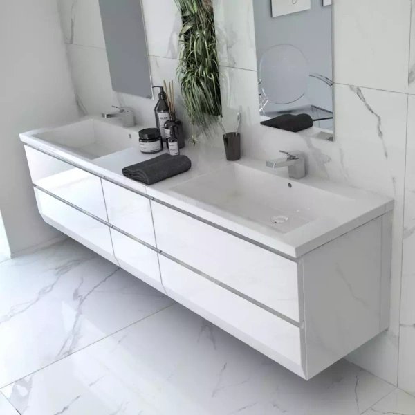 Oristo Szafka pod umywalkę 40 cm BRYLANT biała