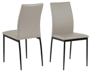 DEMINA Krzesło Ciemnoszary