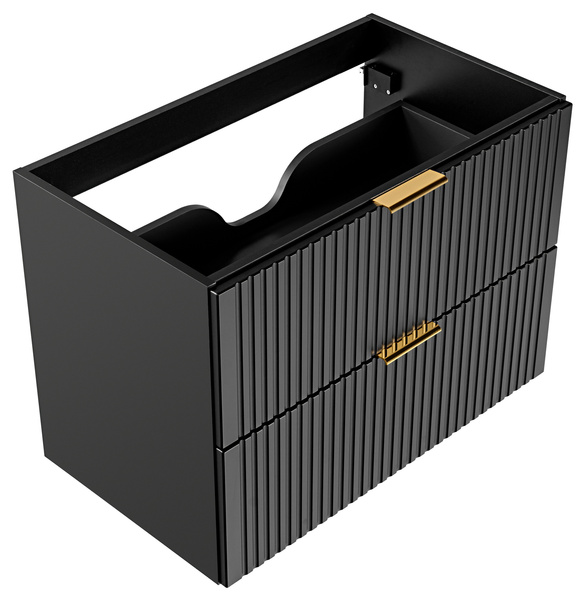Szafka pod umywalkę 80 cm ADEL BLACK