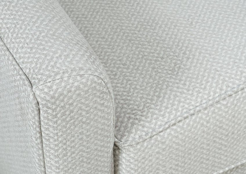 Leith LET72G Fotel obrotowy tapicerowany jasnoszary