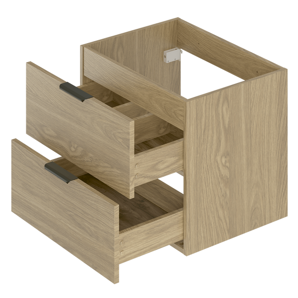 PILE-02 Szafka Pod Umywalkę 2S 60 cm Dąb Olejowany