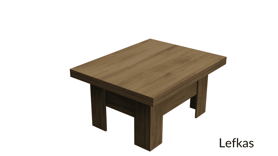 ERYK - Ławostół Ława Rozkładana Stolik Kawowy Dąb Lefkas