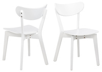 Actona Krzesło Roxby Kauczuk Białe