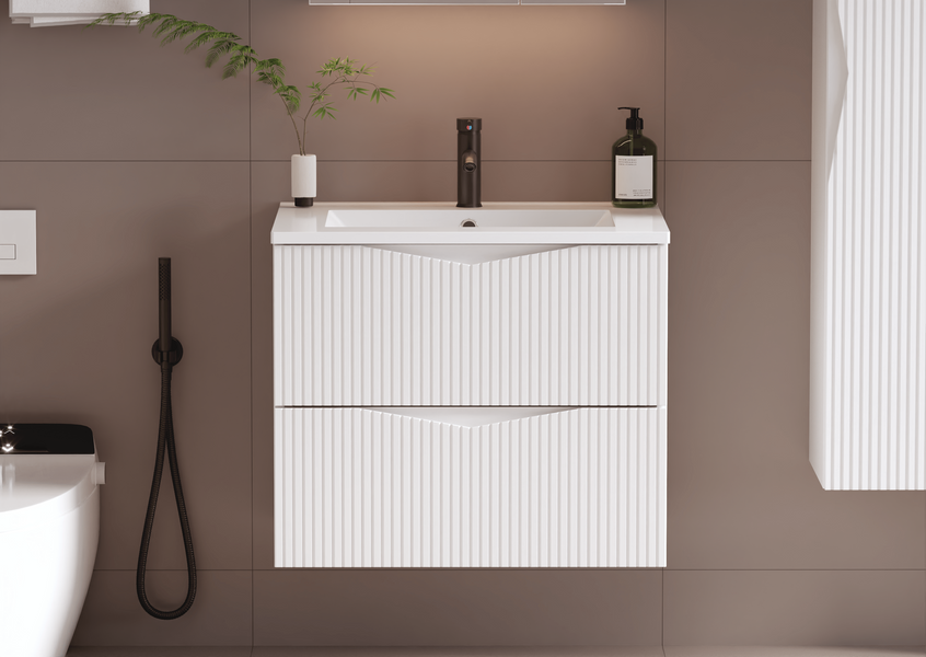 CLEO-02 - Szafka pod Umywalkę 2S 60 cm Biały Mat