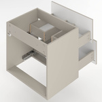 DELICA-02 - Szafka pod Umywalkę z Blatem 2S 60cm Kaszmir Zestaw-1