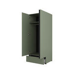 Cross S - Szafa 2D1S Zgaszona Zieleń Czarny