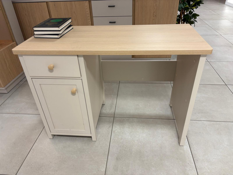 STORY SO-03 - Biurko 1D1S Beż Piaskowy Dąb Vincenza Bielona_01