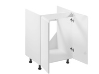 Szafka Kuchenna Dolna 2-drzwiowa Zabudowa Zlewozmywaka D60Z Aspen White Biały Połysk