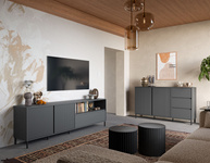 Avenale AVEF03 - Komoda RTV 2D1S Antracyt