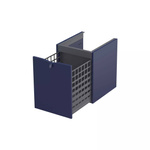 Oristo Szafka Niska SIENA 40 cm Niebieski mat 