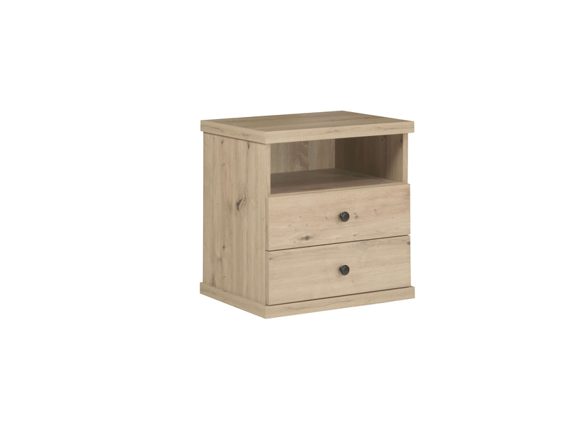 CALI-17 - Szafka Nocna 2 Szuflady Artisan