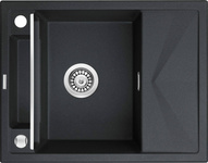 Zlewozmywak granitowy magnetyczny 1-komorowy z ociekaczem Magnetic