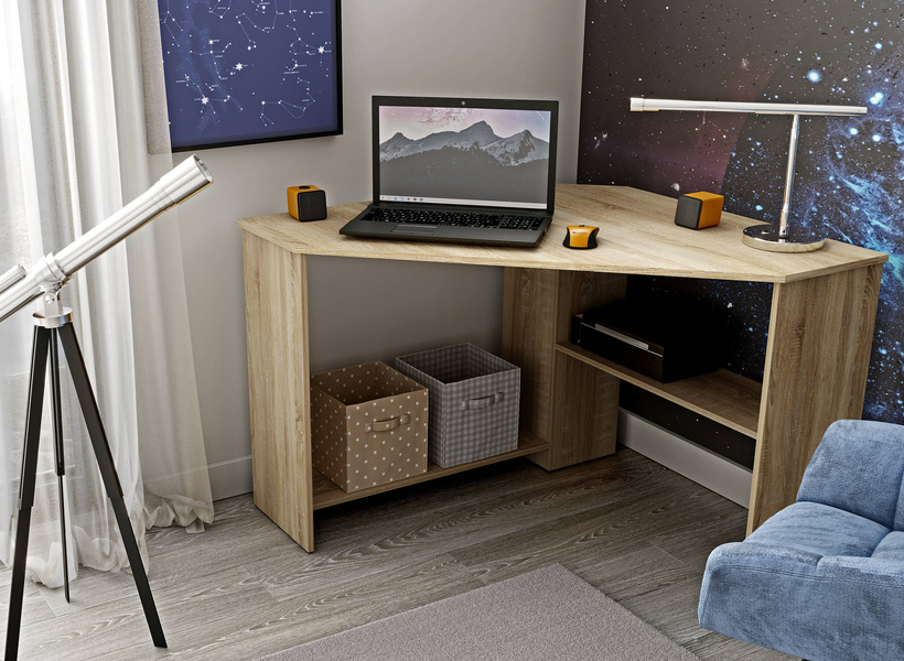 Rino – Biurko Narożne Sonoma Eiche