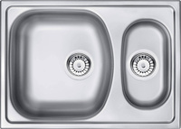 Zlewozmywak stalowy 1.5-komorowy Xylo