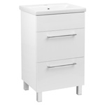 Astor Zestaw Sol Biały 50 cm Szafka z Umywalką 2S Biały Połysk