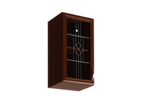 Szafka Kuchenna Górna Witryna 1-drzwiowa Lewa G40S-L Sycylia Orzech