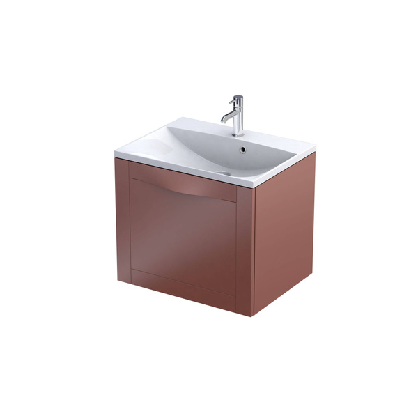 Oristo Szafka z Umywalką SKAGEN UNI 60 cm Czerwony