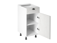 Szafka Kuchenna Dolna 1D1S Prawa D40S1-P Prowansja Sosna Andersen Biały Mat