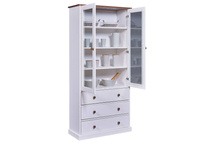 Witryna Westerland drewniana biała