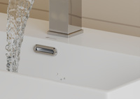 Umywalka Ceramiczna Nablatowa Apolis 60 cm Biały Połysk