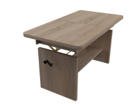JANEK - Ławostół Ława Rozkładana Stolik Kawowy Dąb Truflowy