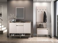 Szafka Na Buty 3D1S VOCO 02 Cashmere Dąb Cremona Terracotta