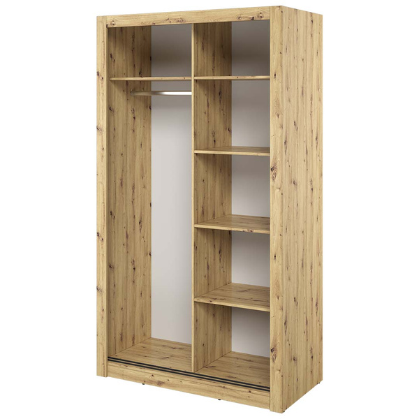 ARTI AR-19 - Szafa Przesuwna 2-drzwiowa 120 cm Dąb Artisan