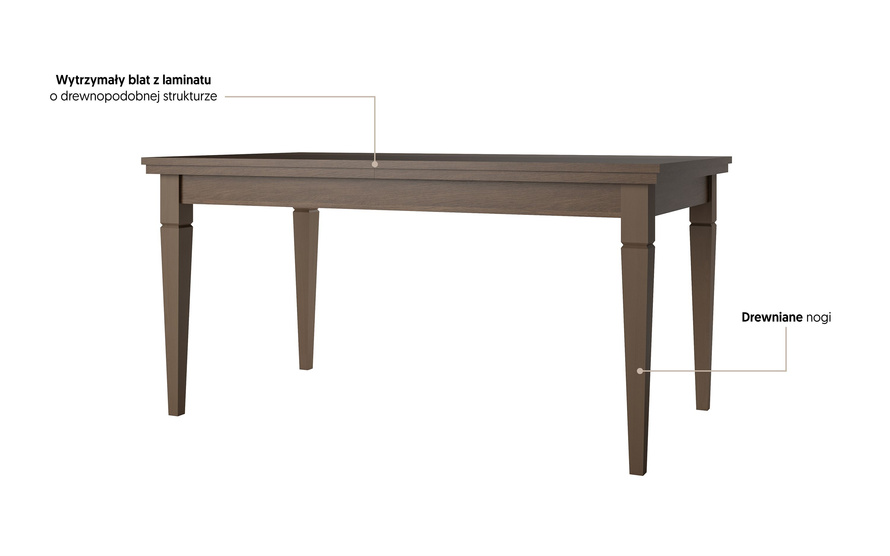 Evora WM - Stół Rozkładany Dąb Dunin