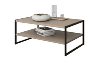 Eko - Stolik Kawowy Prostokątny Congo Czarny Metal